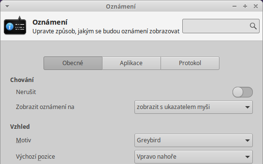 Oznámení