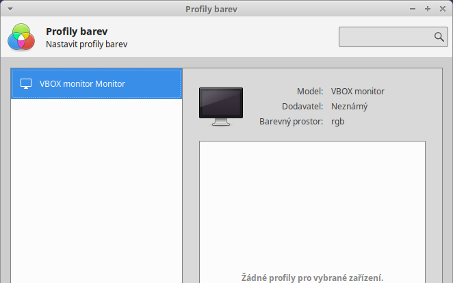 Profily barev